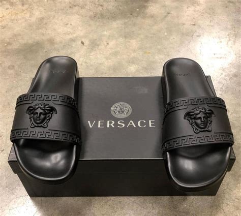 buy versace slides|farfetch versace flip flops.